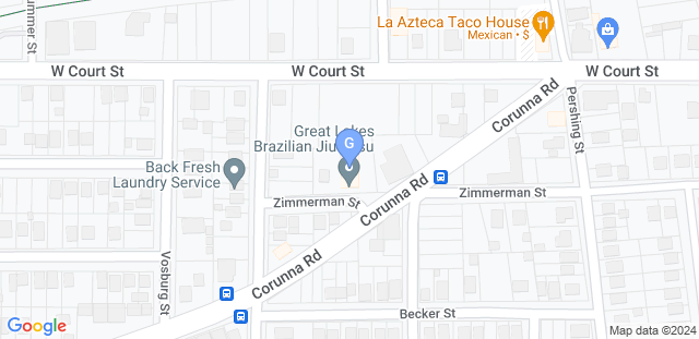 Map to Great Lakes Brazilian Jiu Jitsu